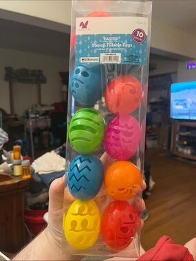 Meri Meri Bright Multicolor Stencil Fillable Easter Eggs